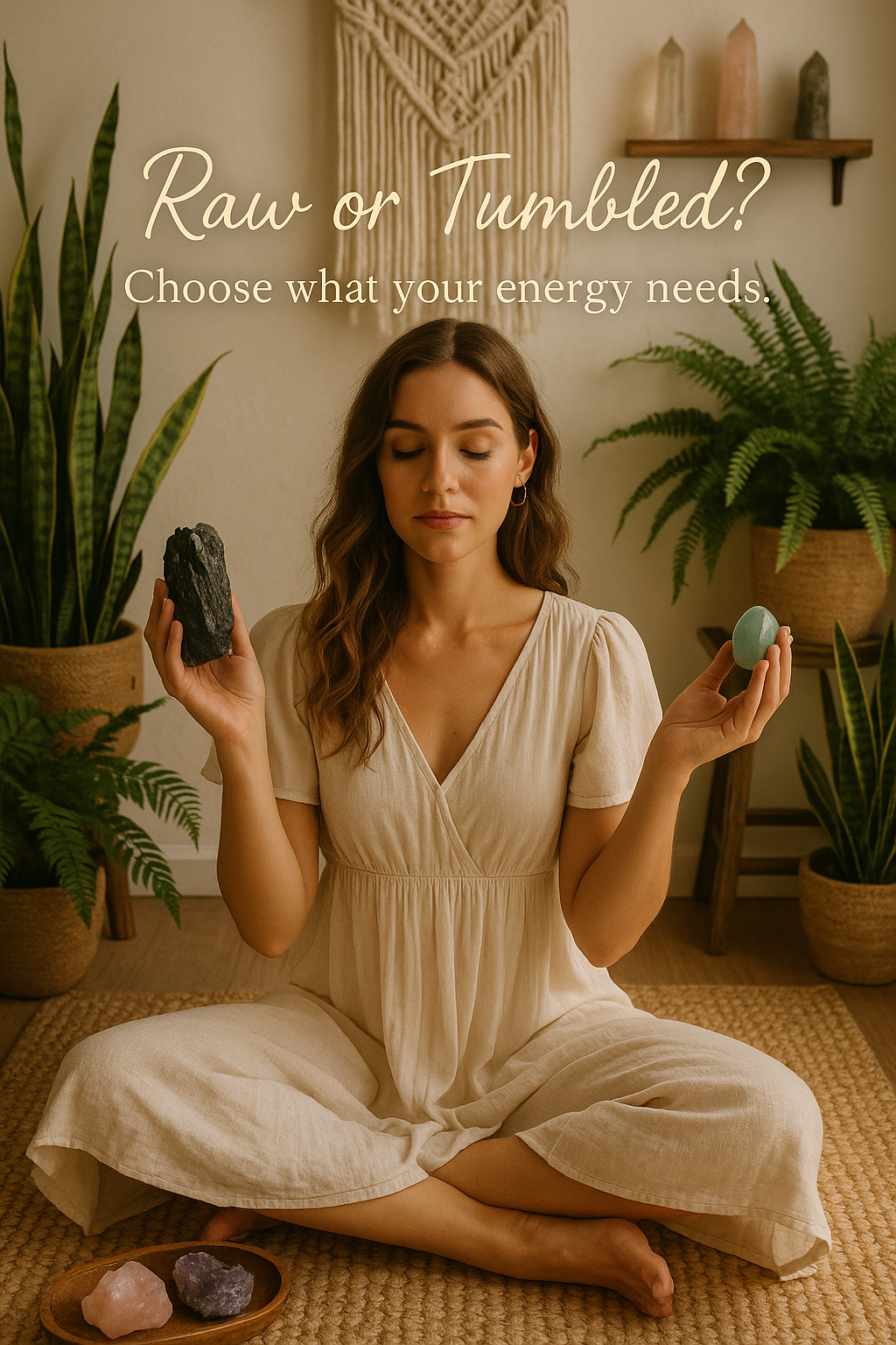 Raw vs. Tumbled Crystals - What’s the Difference & Which Should You Choose?