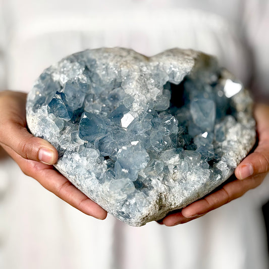 Celestite Cluster 4.2 Kg – Peace, Angelic Connection & Divine Clarity