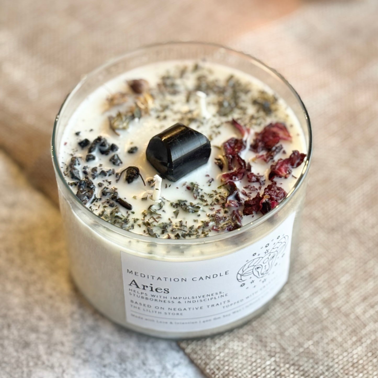 Aries Zodiac Soy Intention Candle | 400 Gm