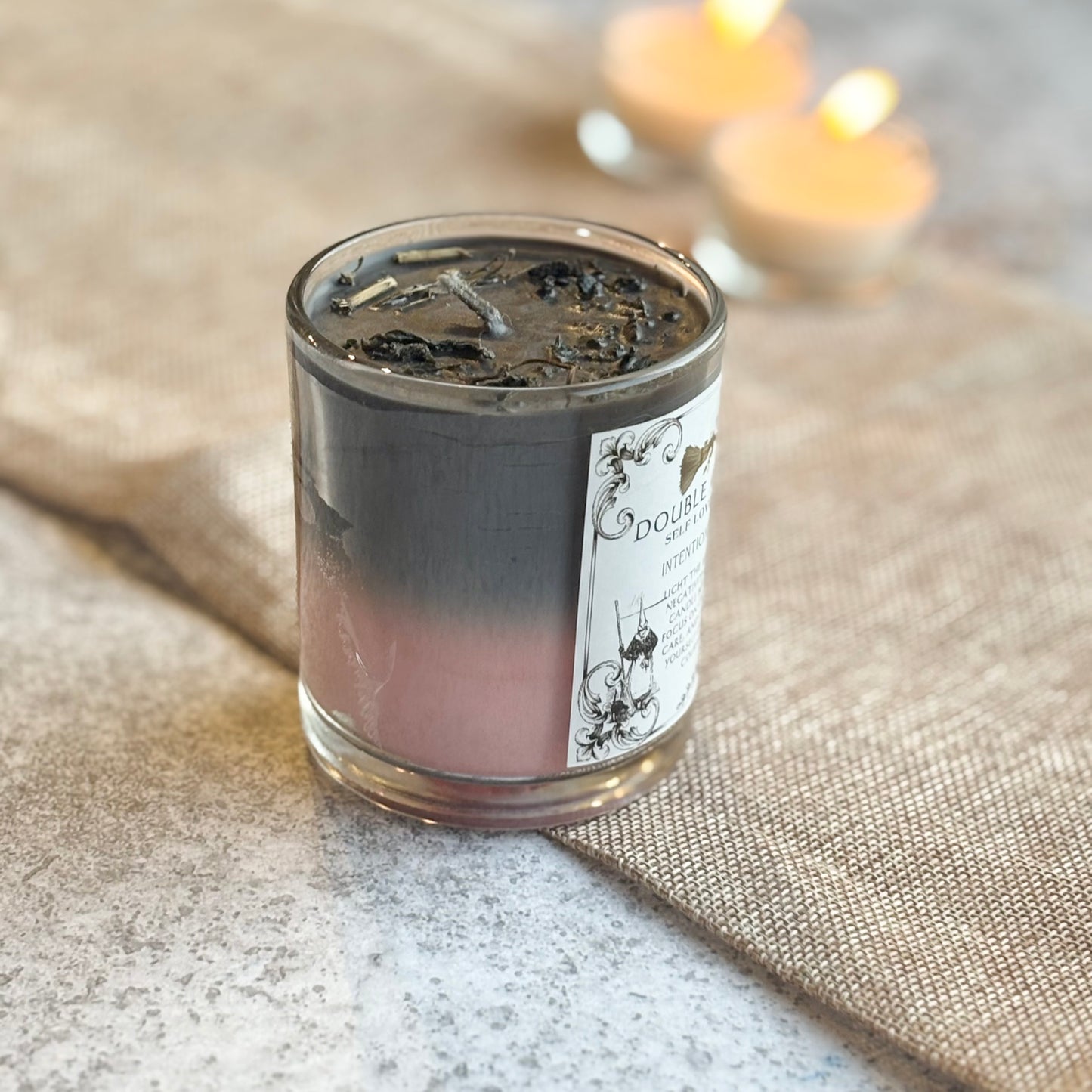 Self-love & Boosts Courage - Double Action Candle