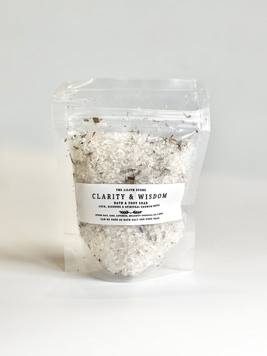 Clarity & Wisdom Bath & Foot Soak – Mindful Ritual Blend