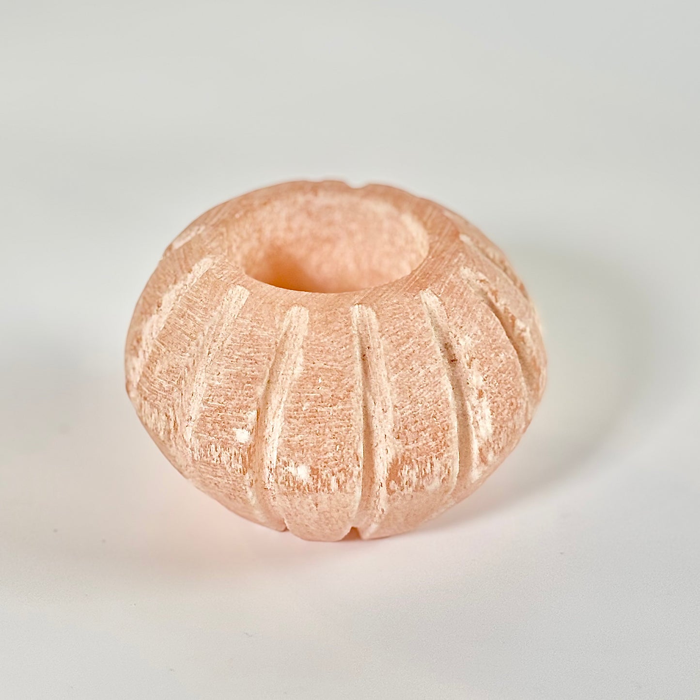 Orange Selenite Candle Holder | Stone for Spiritual work & Cleansing