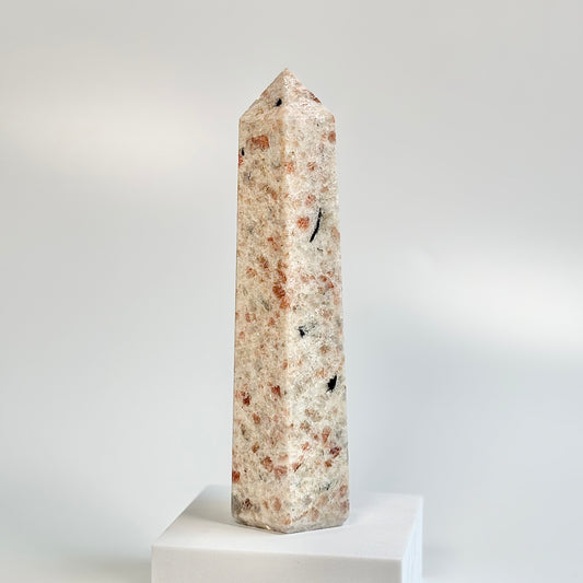 Sunstone Six-Facet Tower – 791 Gm - Ignit Joy • Embrace Confidence • Manifest Positivity