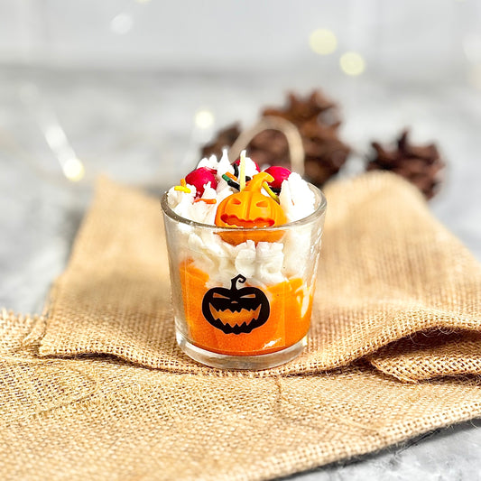 Pumpkin Patch Shot Glass Soy Scented Candle – Pumpkin Spice (65 g)