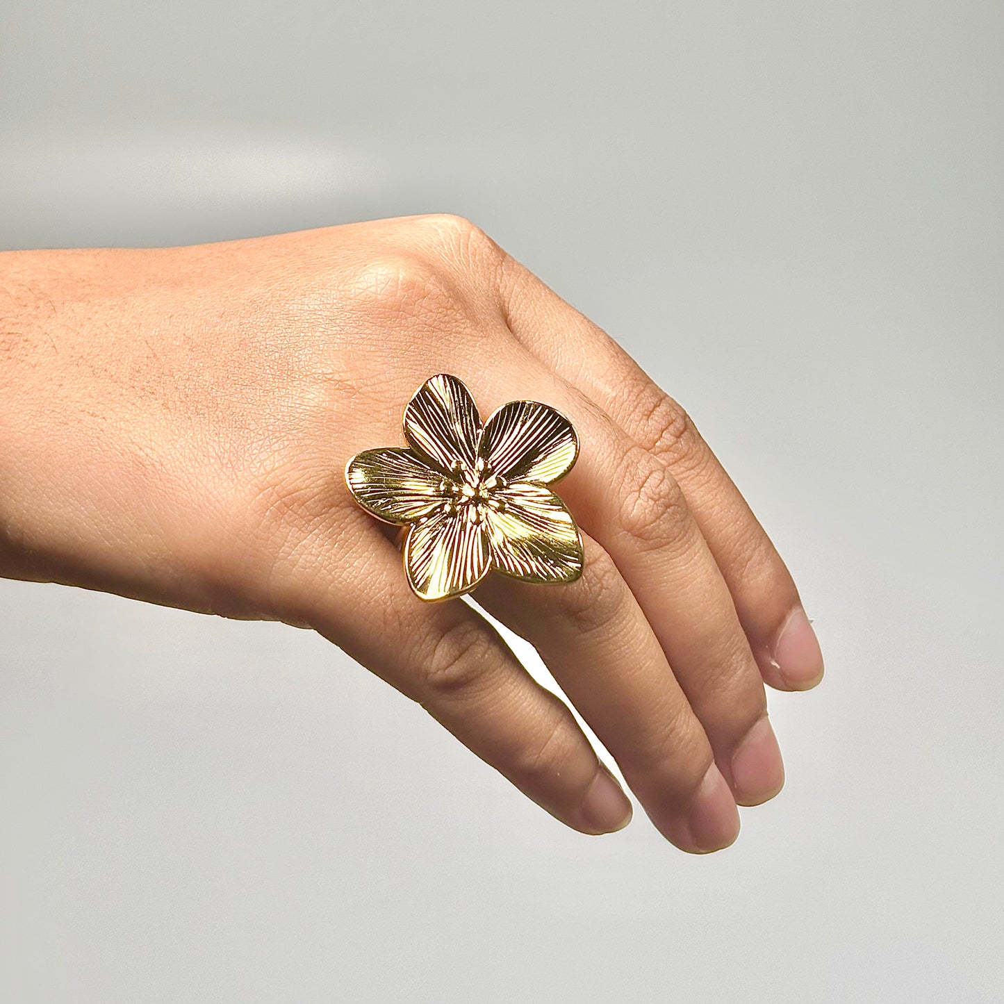 Goddess Flora Ring – Bloom in Divine Radiance