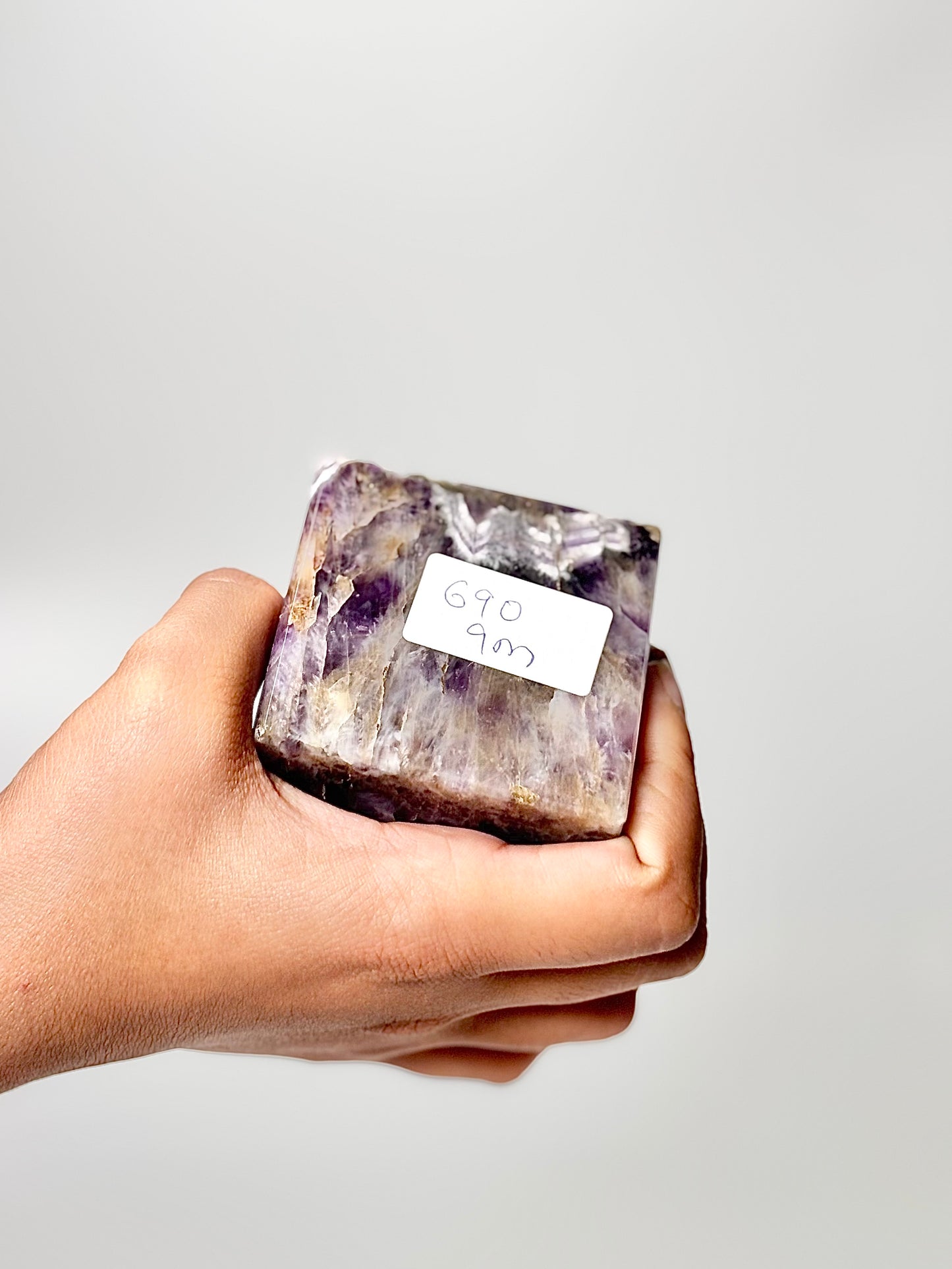 Four Facet Chevron Amethyst Tower – 690g - Focused Energy & Refined Intuition