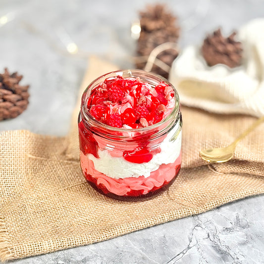 Strawberry Cheese Cake Dessert Candle -200g