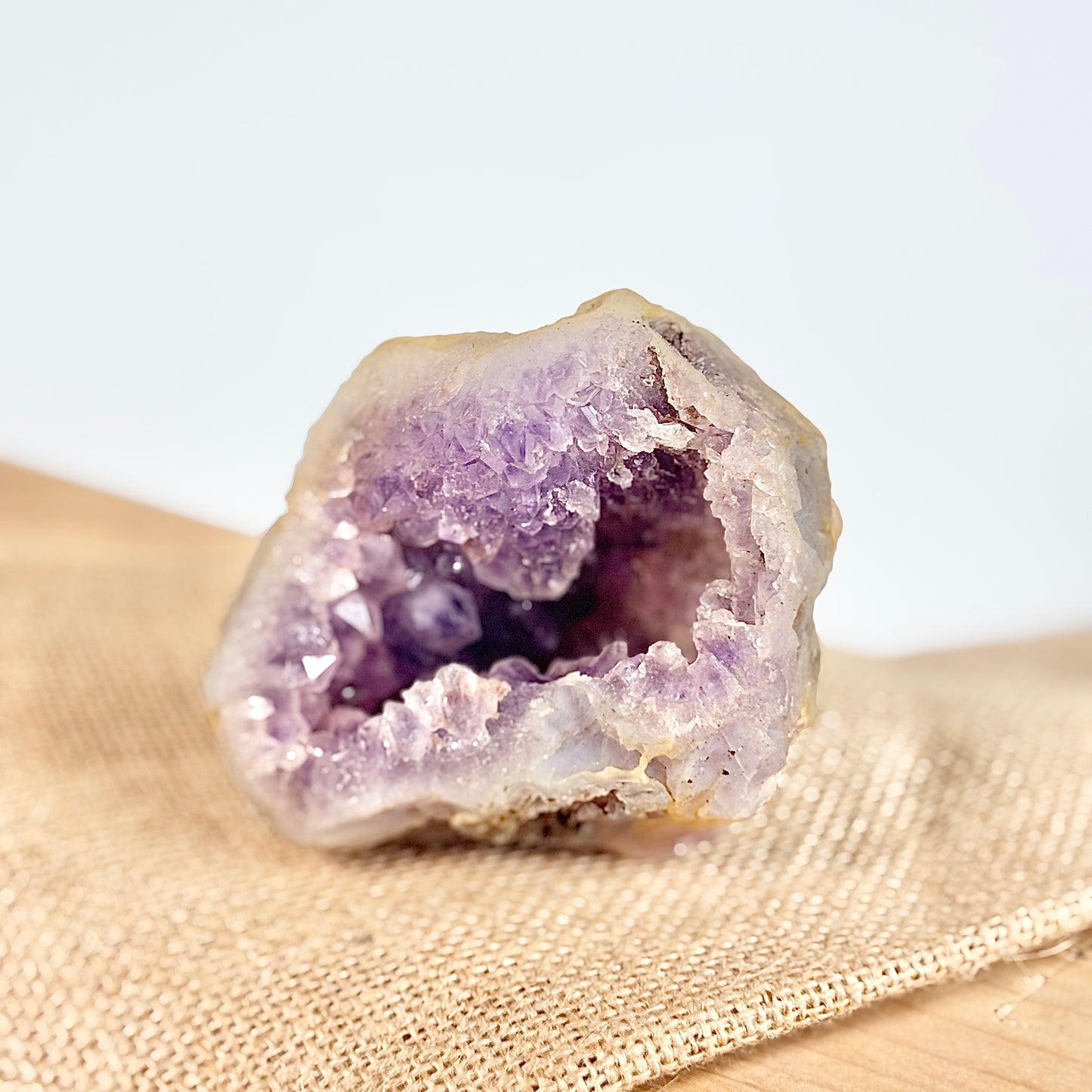 Amethyst Cluster - 324 Gm | Helps activating Third Eye & Psychic abilities