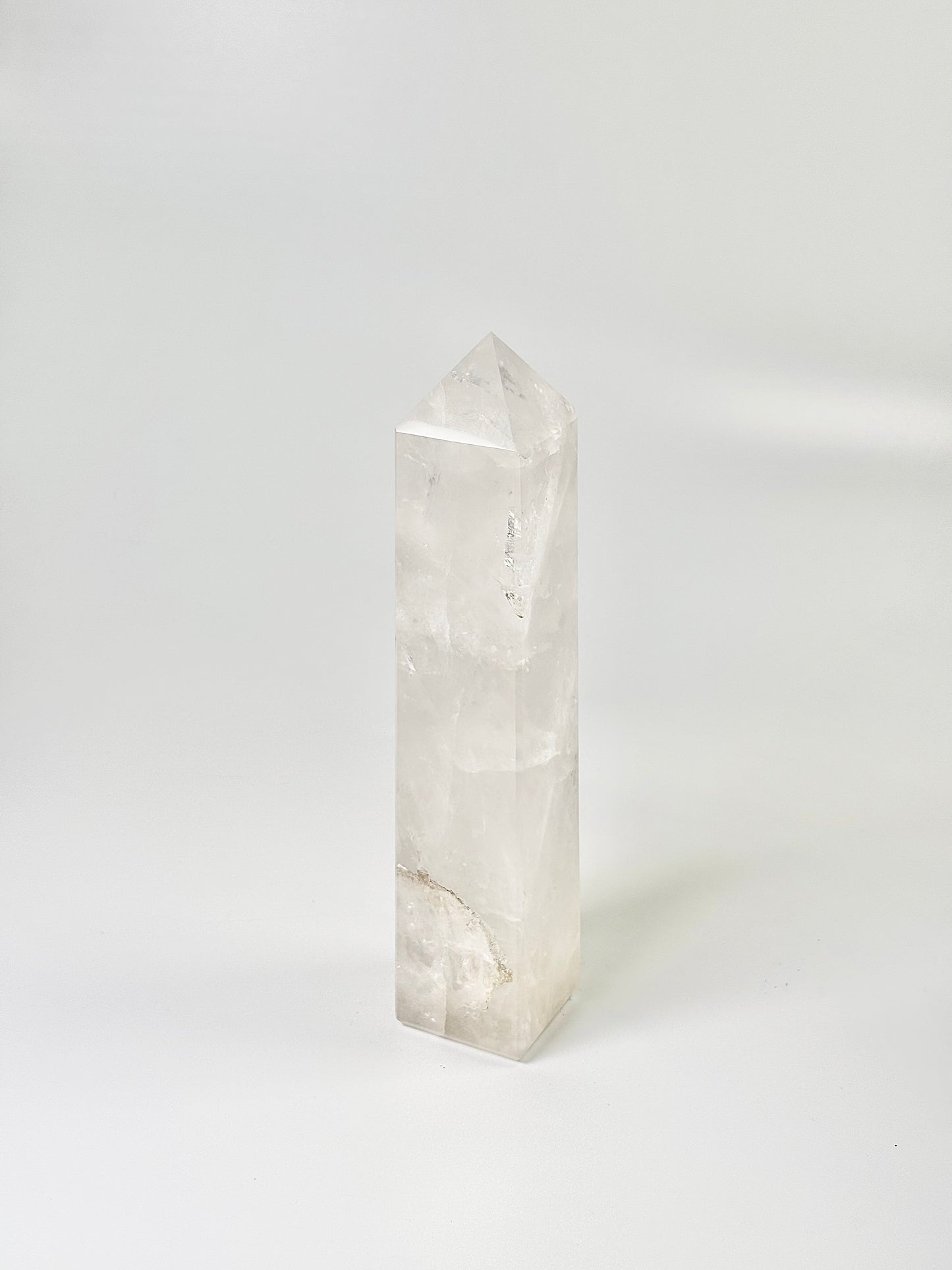 Four Facet Clear Quartz Tower – 650g - Amplify, Align & Awaken