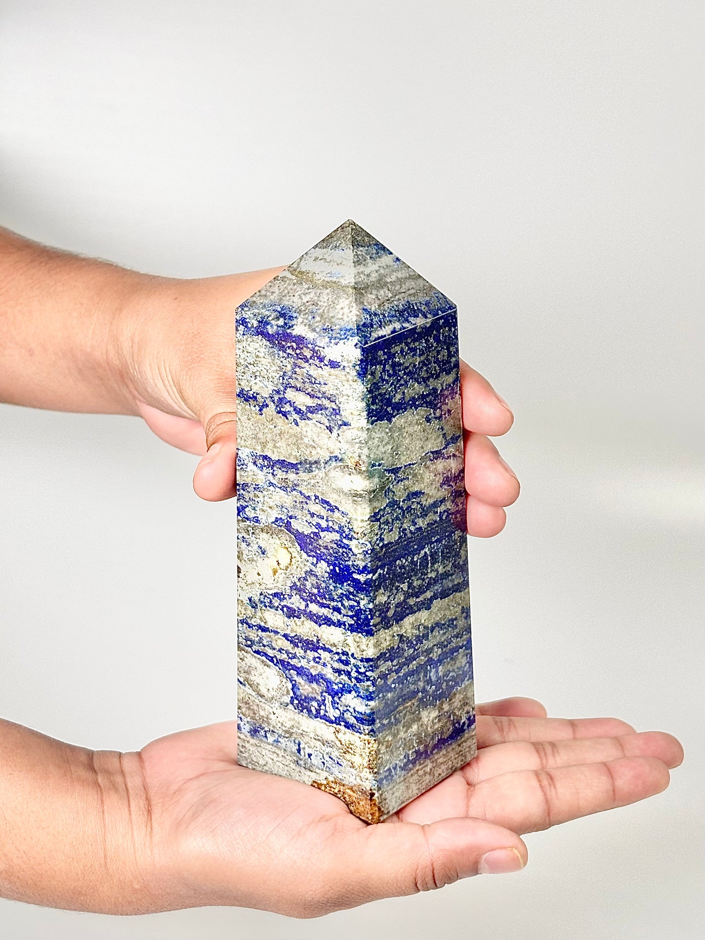 Four Facet Lapis Lazuli Tower – 870g - Truth, Wisdom & Inner Power