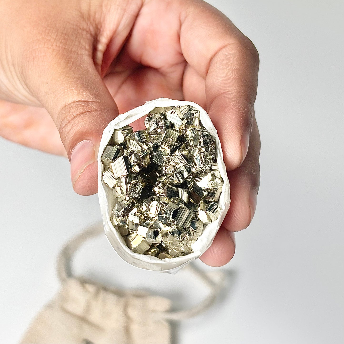 Peruvian Pyrite Cluster – 50g -Golden Brilliance & Striking Presence