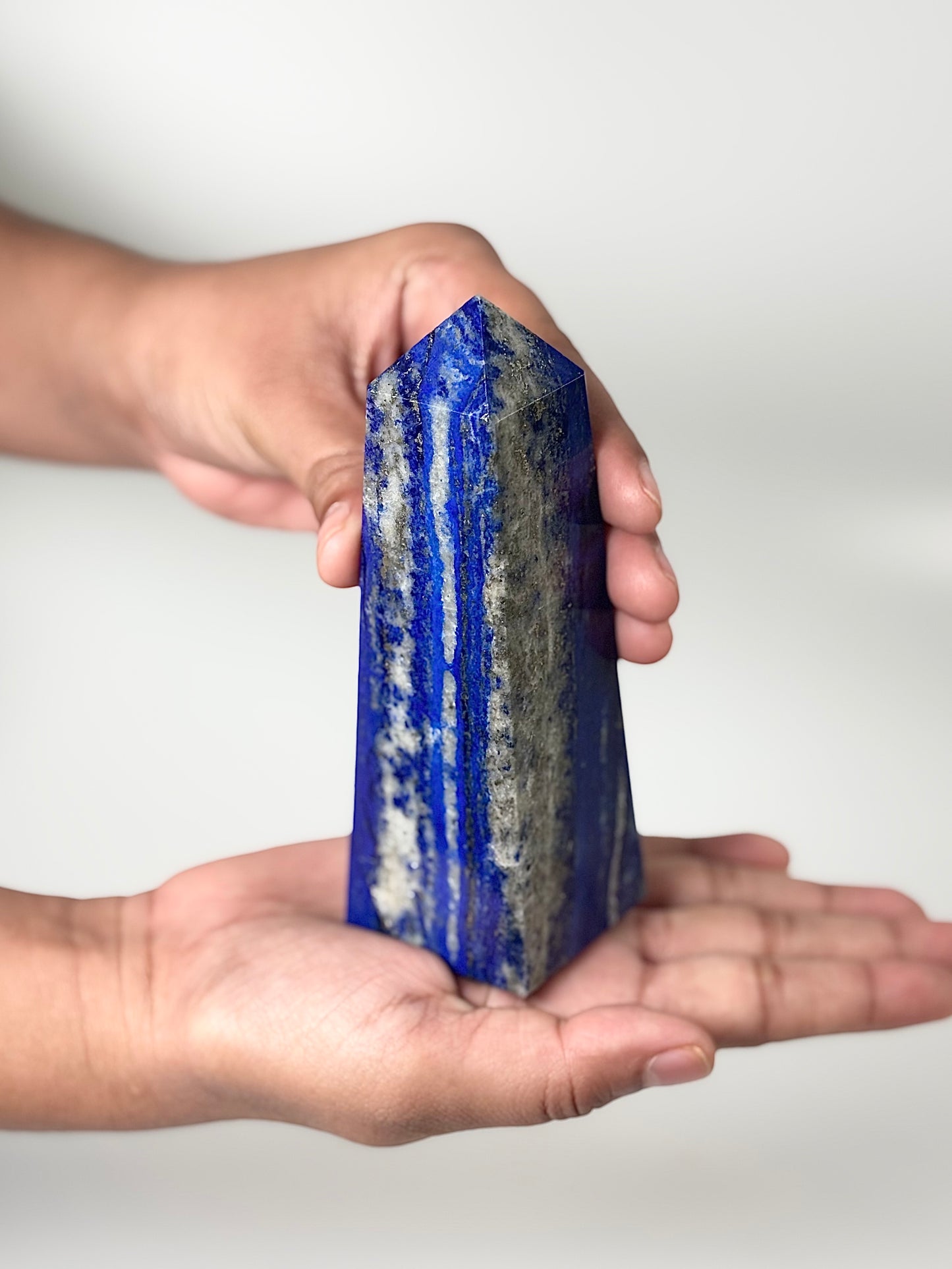 Four Facet Lapis Lazuli Tower – 350g - Truth, Wisdom & Inner Power
