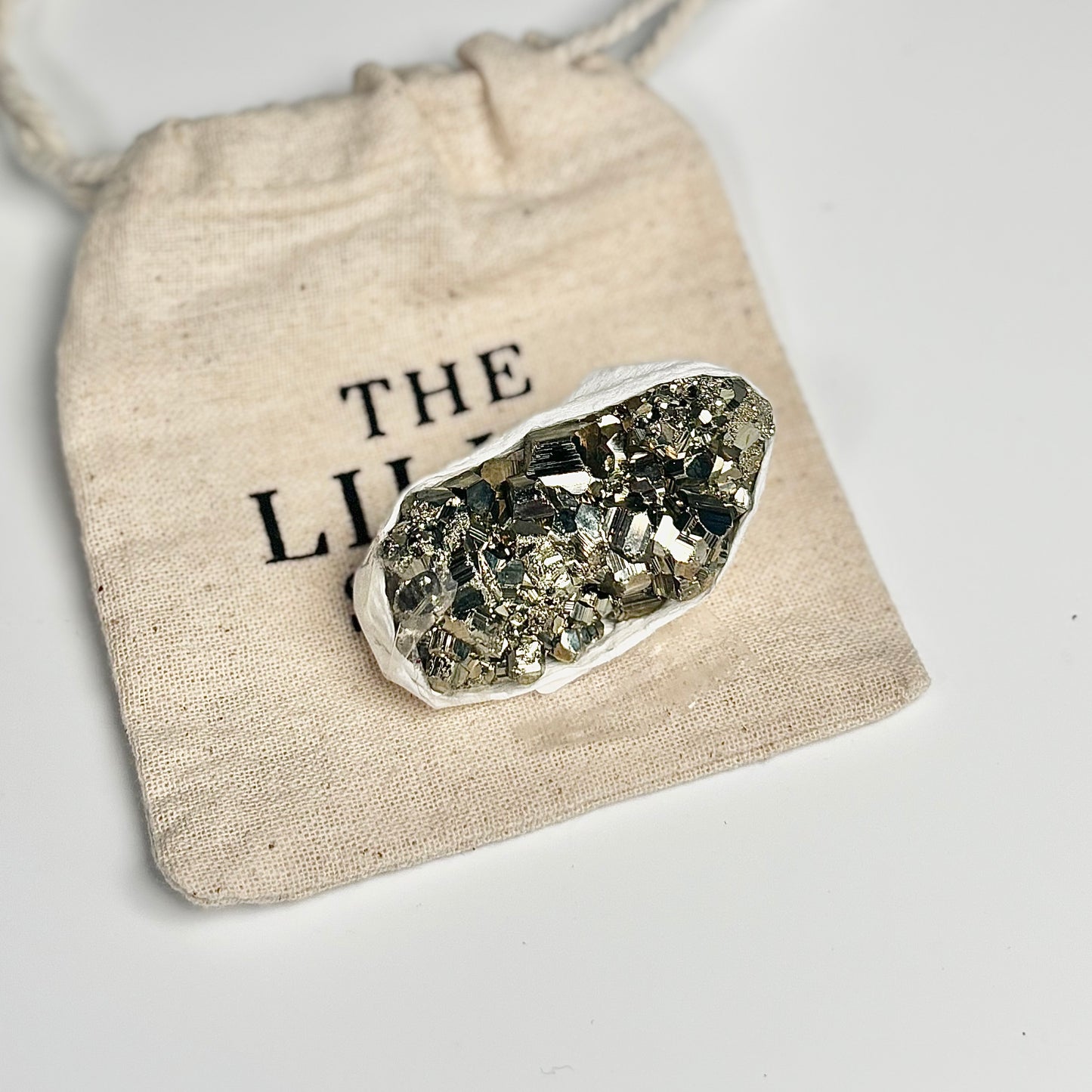 Peruvian Pyrite Cluster – 47g -Golden Brilliance & Striking Presence