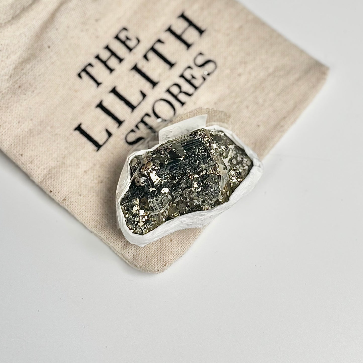 Peruvian Pyrite Cluster – 42g - Golden Brilliance & Striking Presence