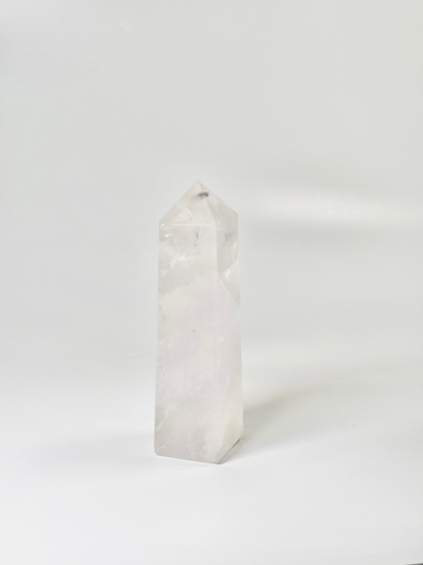 Four Facet Clear Quartz Tower – 385g - Amplify, Align & Awaken