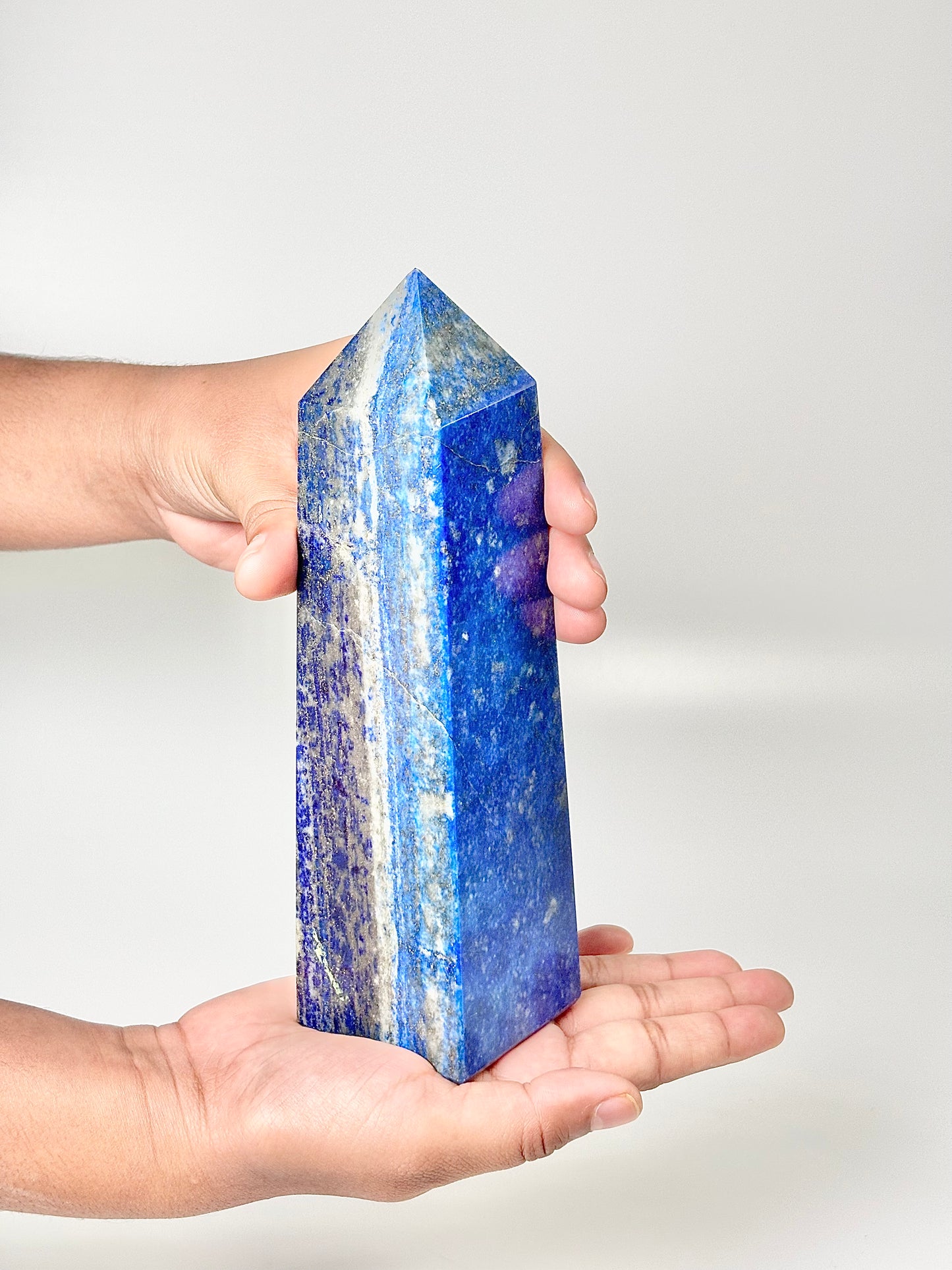 Four Facet Lapis Lazuli Tower – 1kg - Truth, Wisdom & Inner Power