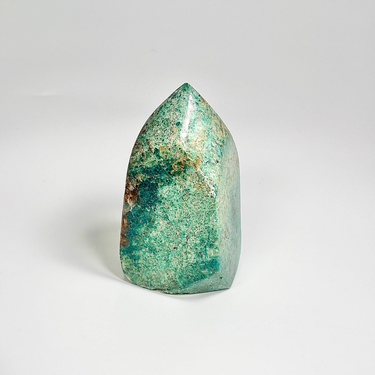 Green Chrysocolla Freeform 326g - Calm Emotions • Empower Communication • Connect with Divine Feminine