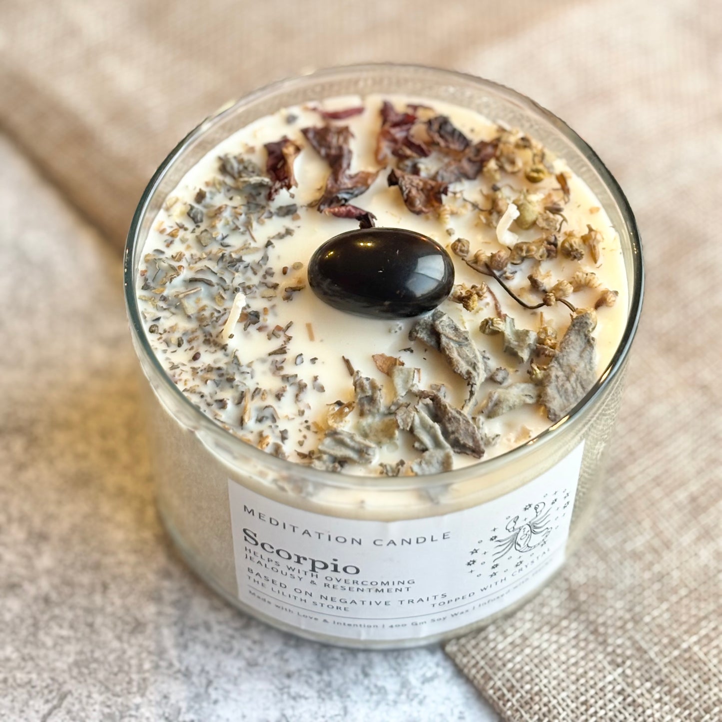 Scorpio Zodiac Soy Intention Candle | 400 Gm