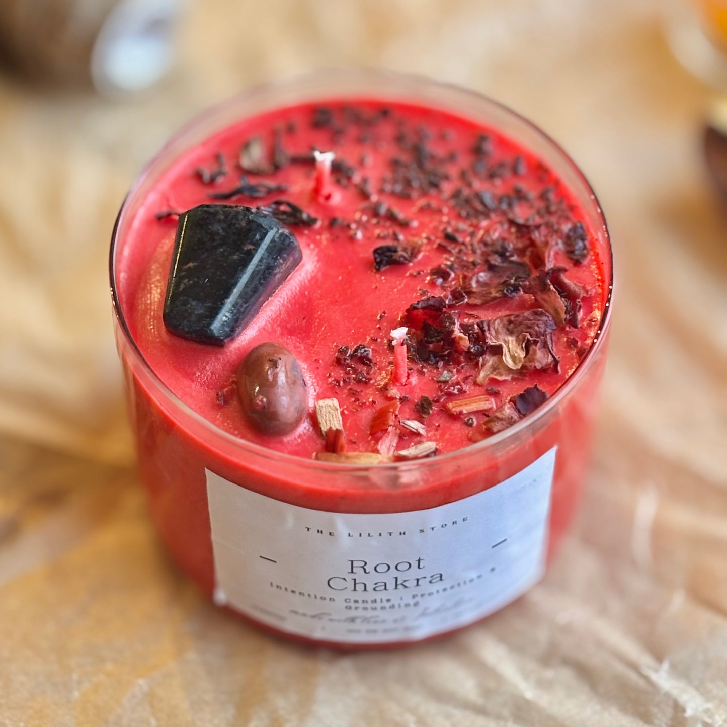 Root Chakra Intention Candle