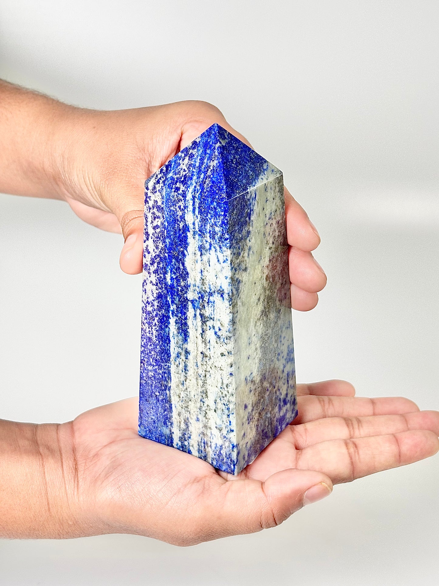 Four Facet Lapis Lazuli Tower – 600g - Truth, Wisdom & Inner Power