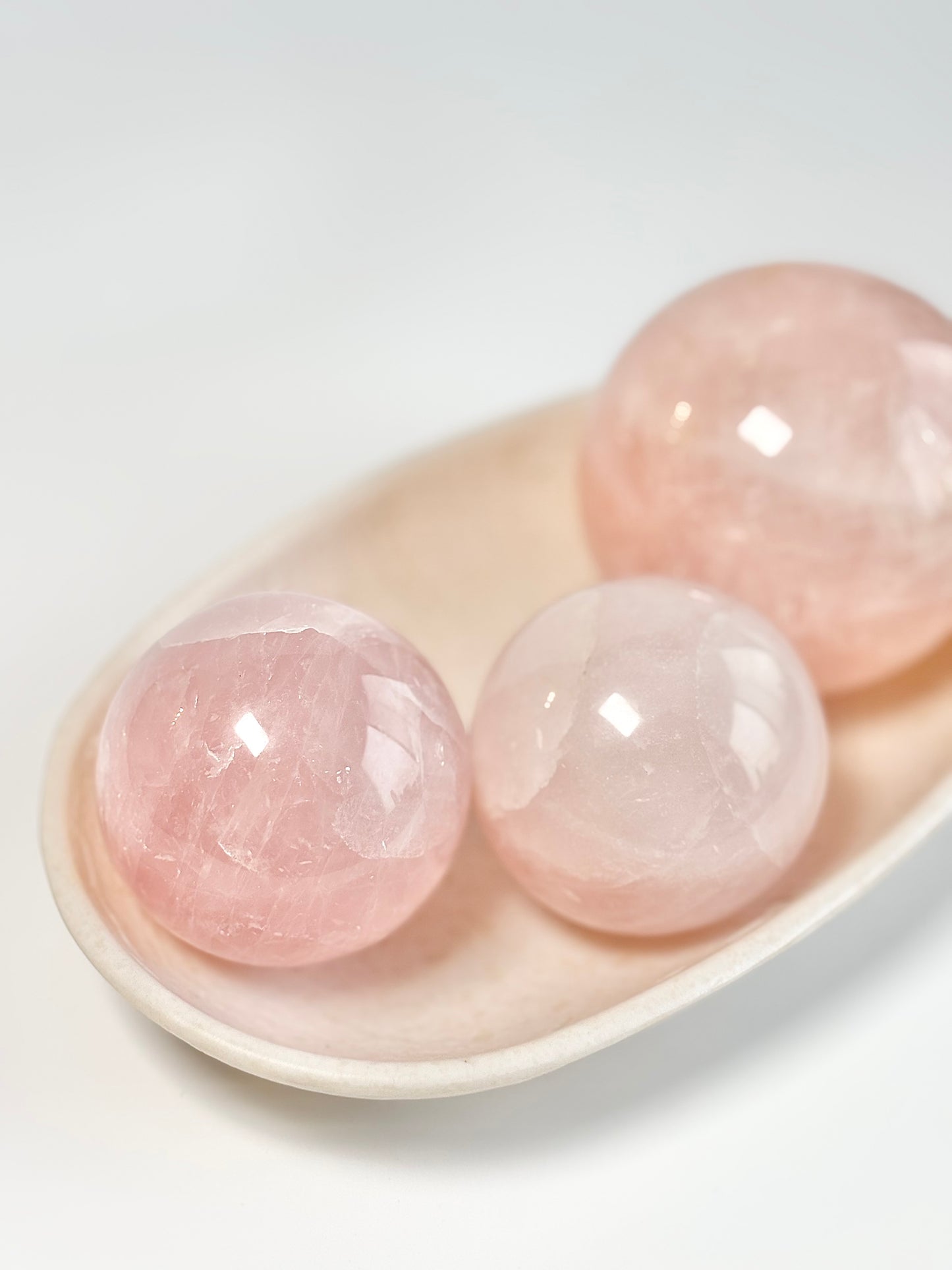Rose Quartz Sphere - Stone of Universal Love and Self acceptance