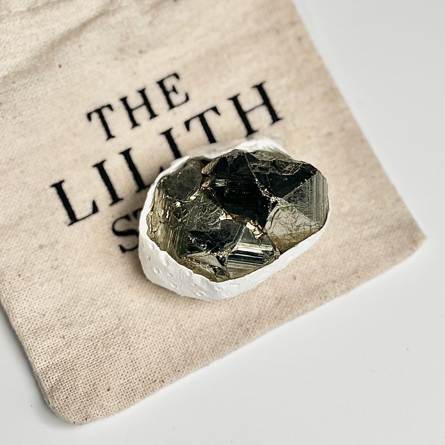 Peruvian Pyrite Cluster – 54g - Golden Brilliance & Striking Presence