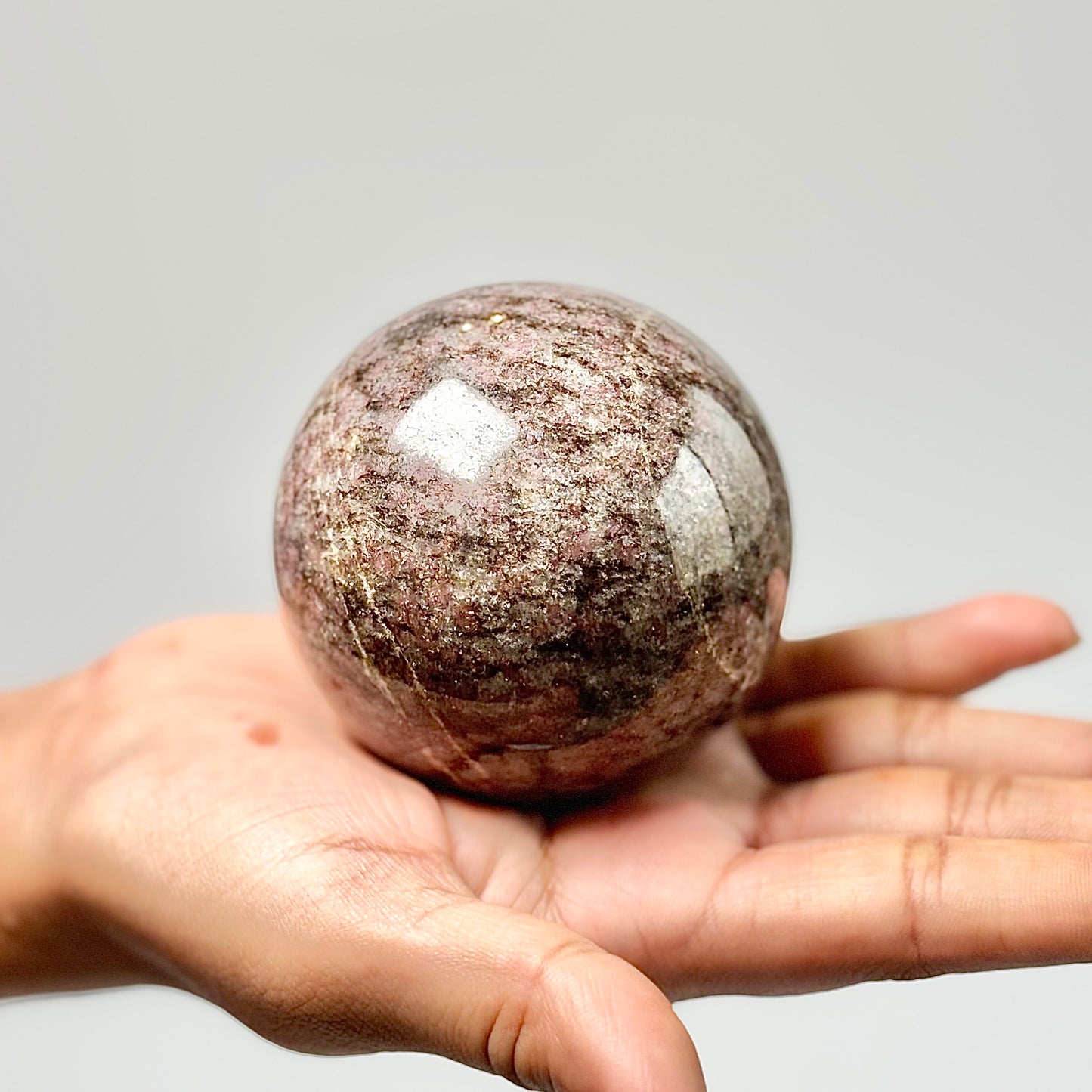 Ruby in Matrix Sphere - Vitality & Emotional Strength