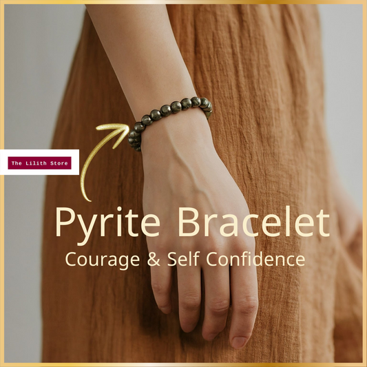 Pyrite Bead Bracelet - 8mm | Prosperity & Abundance |  Stone for financial abundance