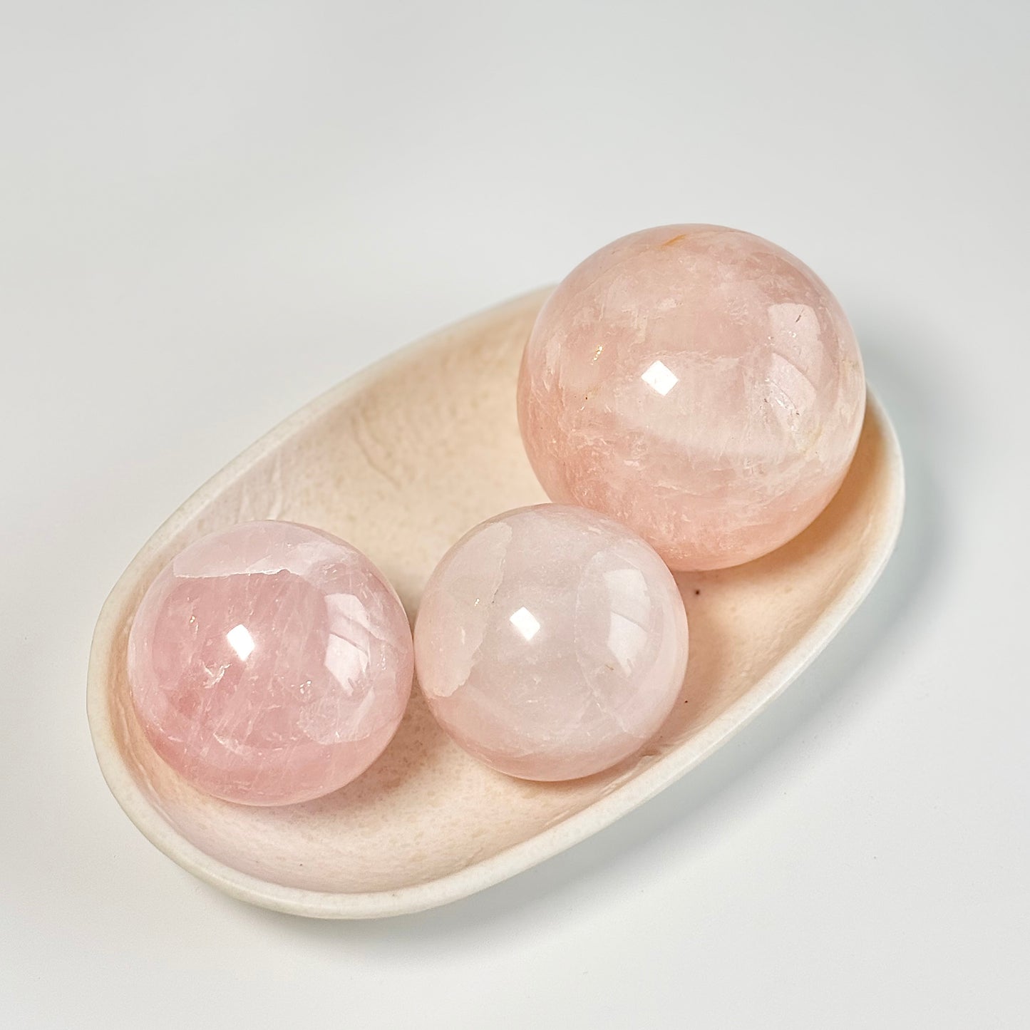 Rose Quartz Sphere - Stone of Universal Love and Self acceptance