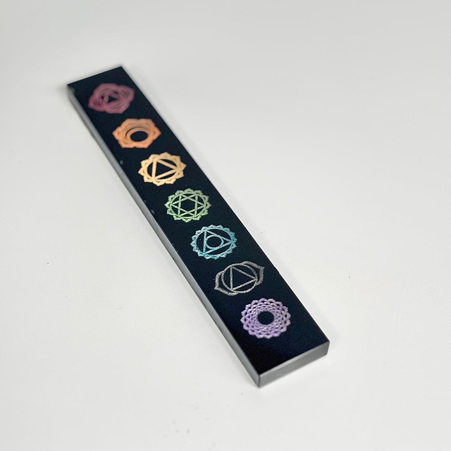 Black Obsidian Chakra Balance Scale – 7 Inches - Ground Your Energy • Align Your Chakras • Elevate Your Practice