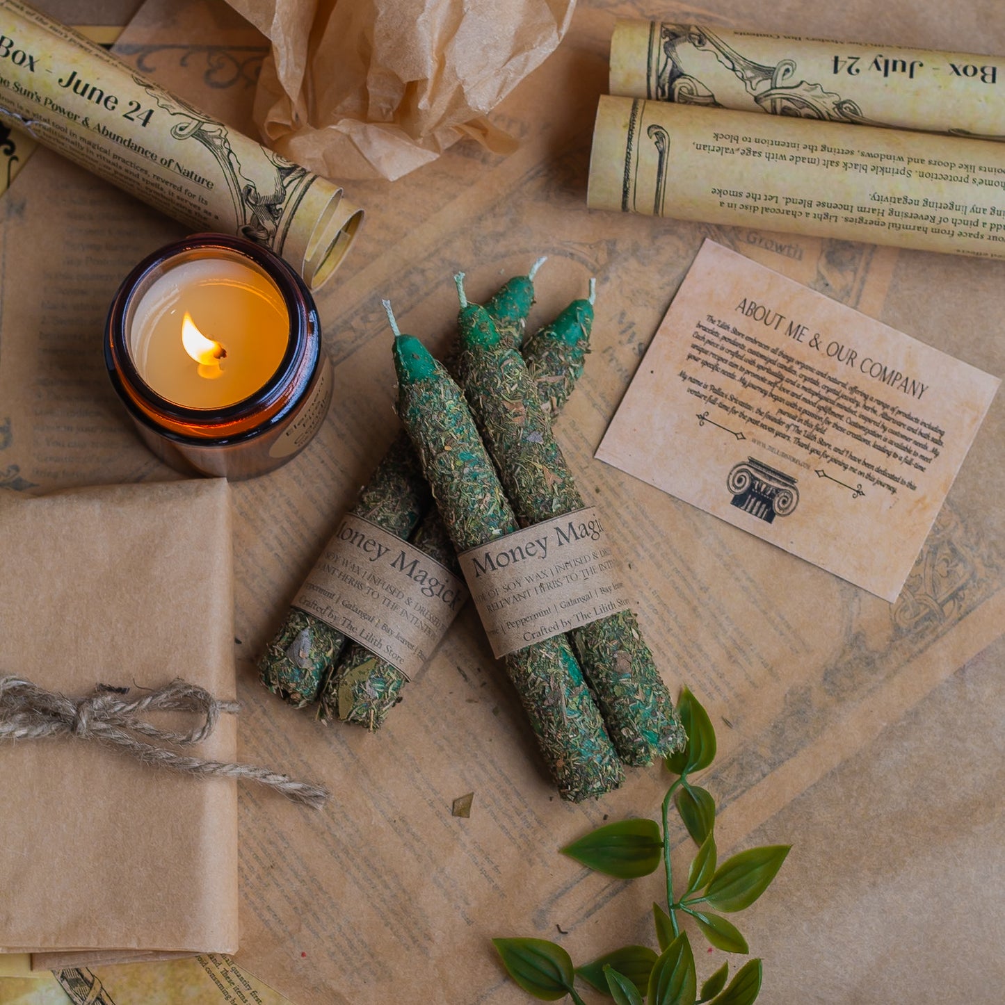 Prosperity & Abundance Candles - Set of 2