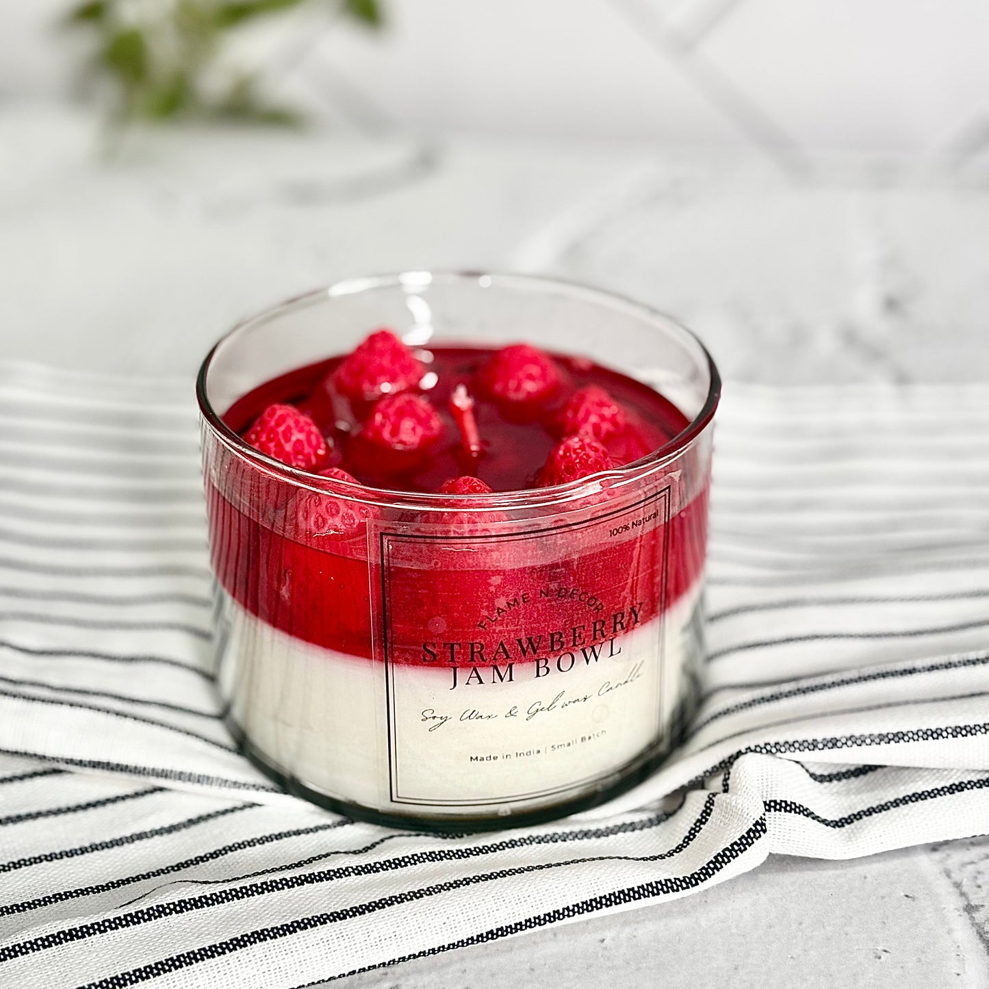 Strawberry Jam infused with Strawberry Candle | Dessert