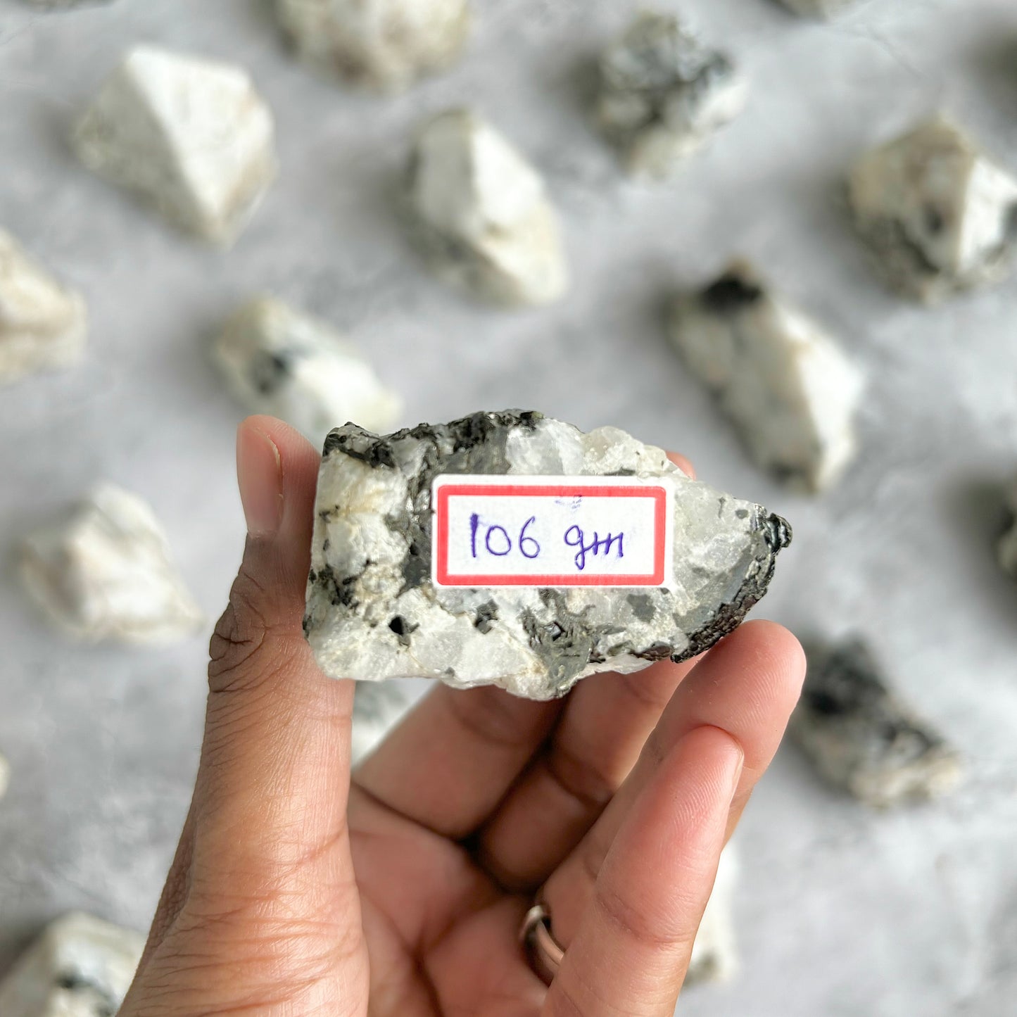 Rainbow Moonstone Raw with Polished Point - 106 Gm | Cultivates Compassion & empathy