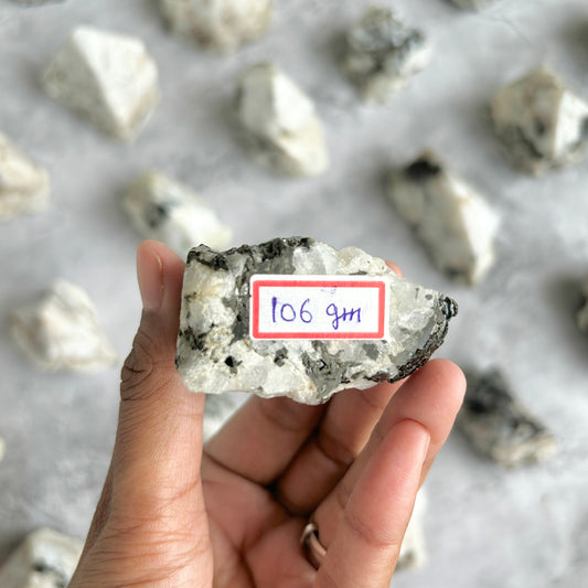 Rainbow Moonstone Raw with Polished Point - 106 Gm | Cultivates Compassion & empathy