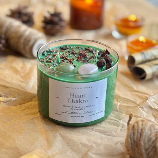Heart Chakra Intention Candle