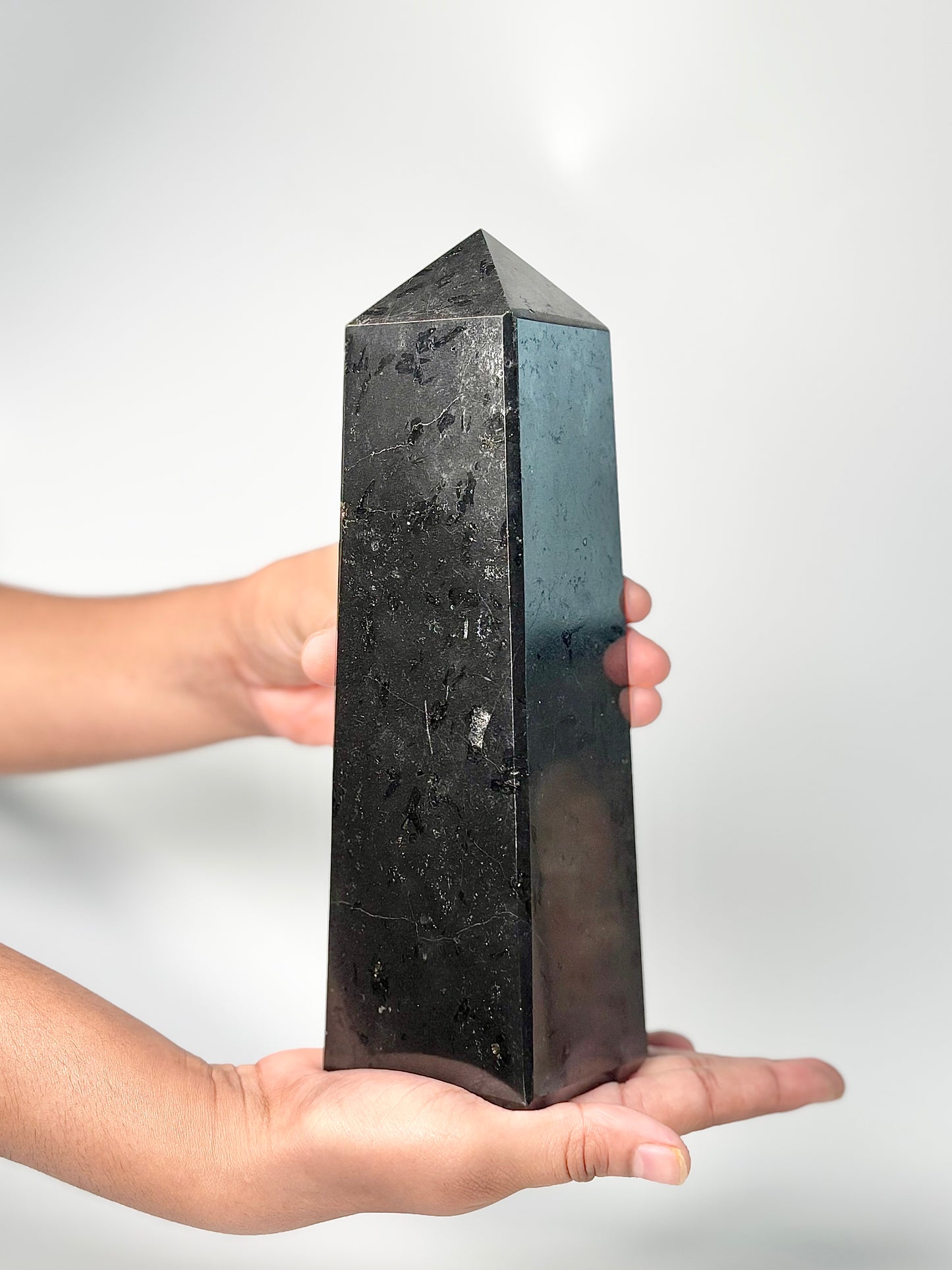 Four Facet Black Tourmaline Tower – 1.7 Kg - Strength, Stability & Refined Style