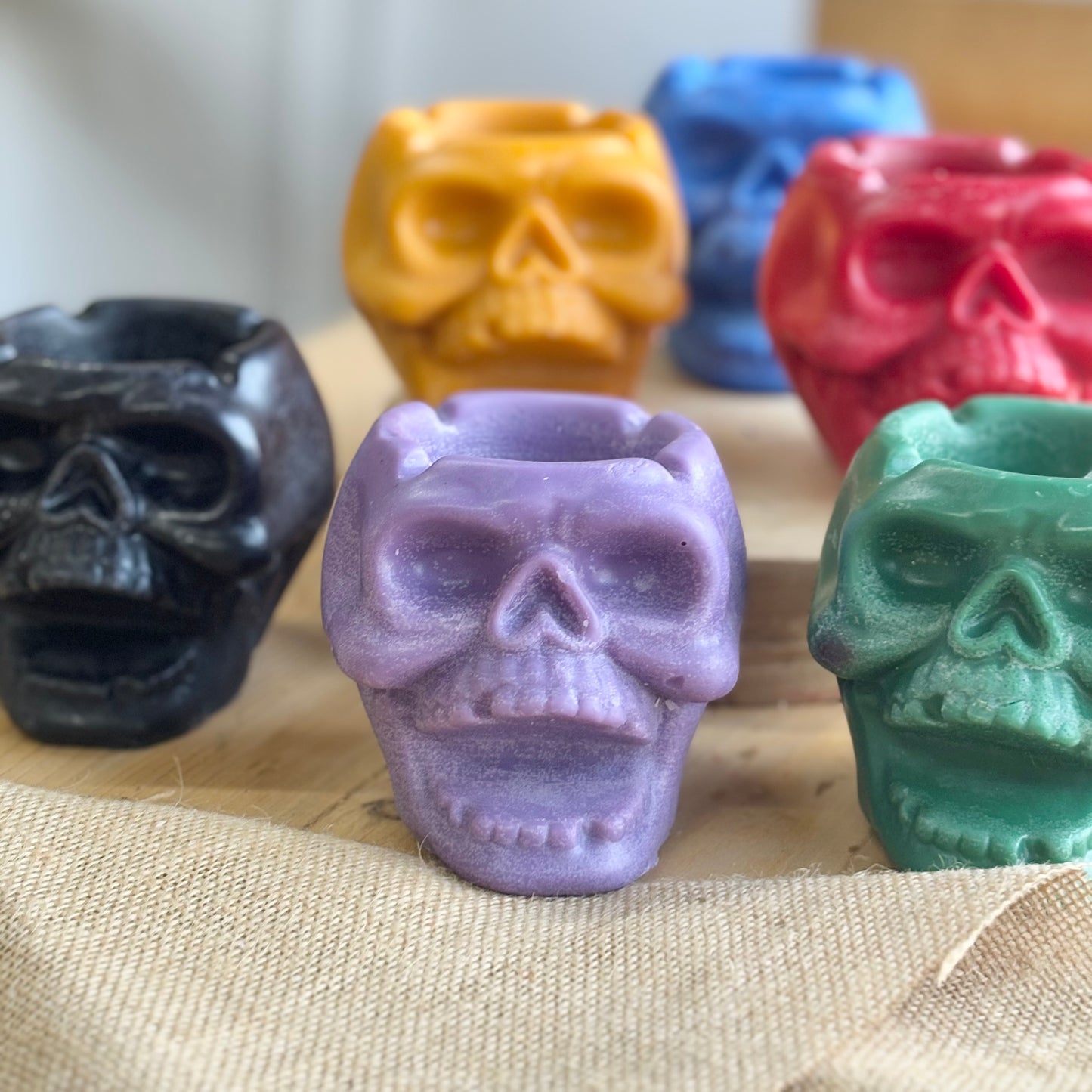 Big Skull Soy Candle | Colour Option Available