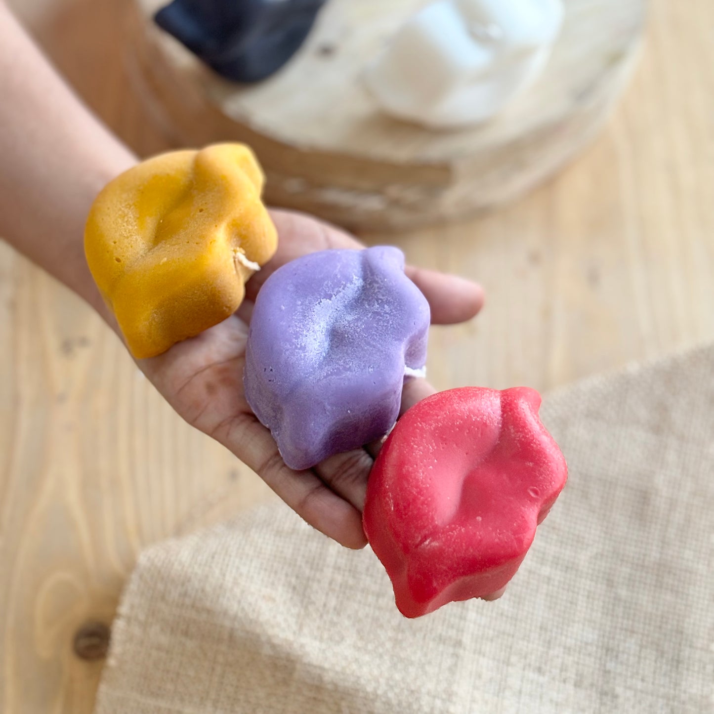 Lip Figurine Soy Candle - | Colour Options Available
