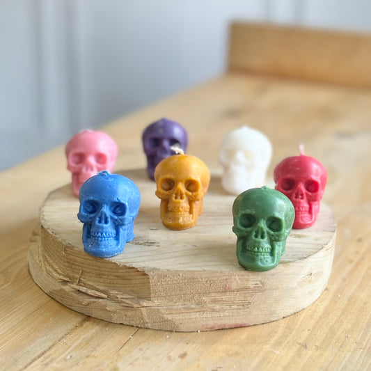Small Size Skull Soy Candle - Pack of 1 | Colour Option Available