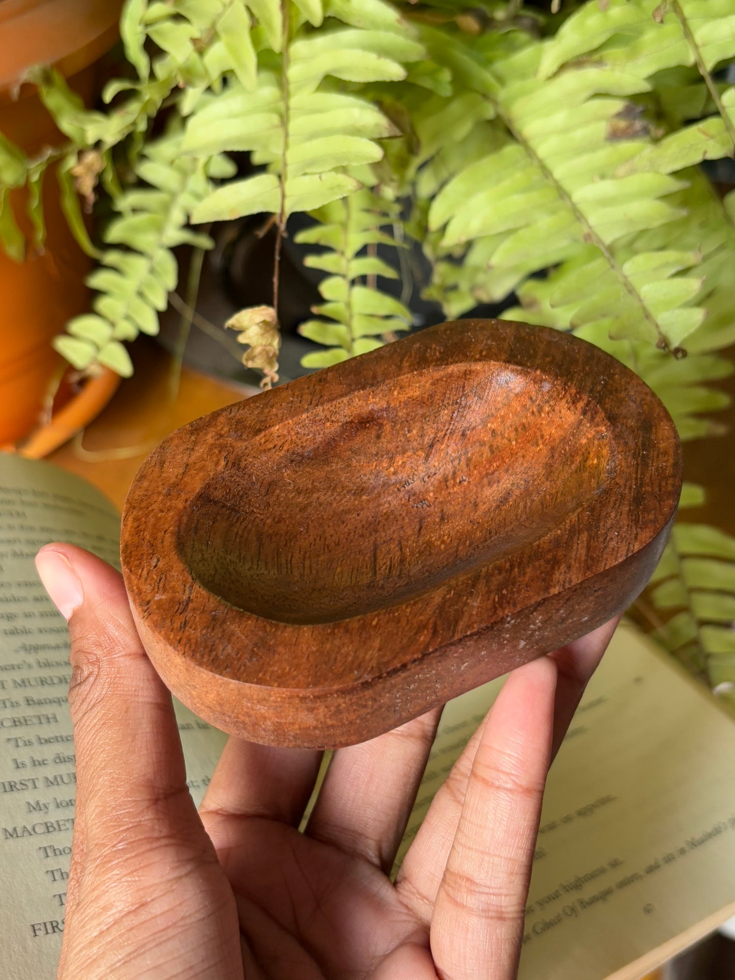 Small Oval Wooden Bowl - Altarware