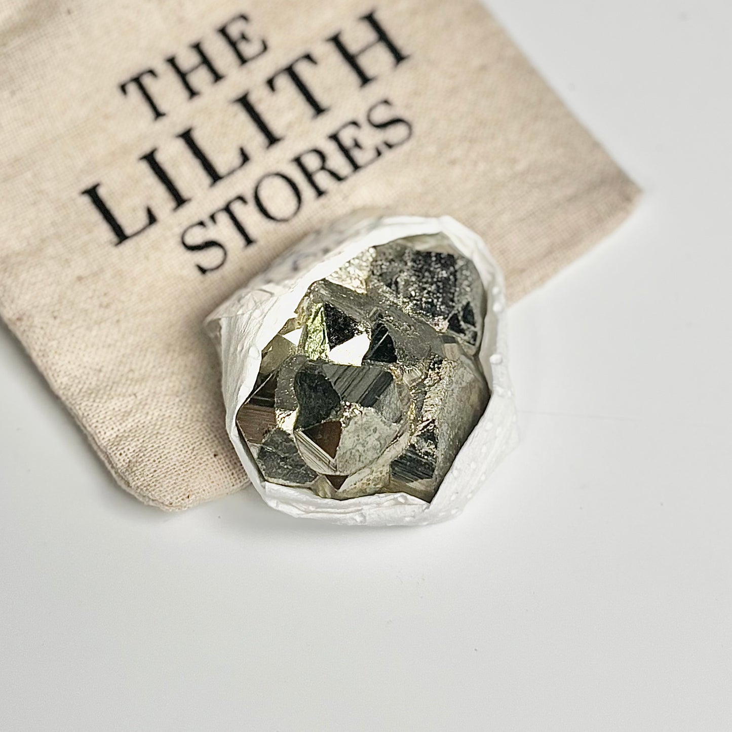 Peruvian Pyrite Cluster – 61g - Golden Brilliance & Striking Presence