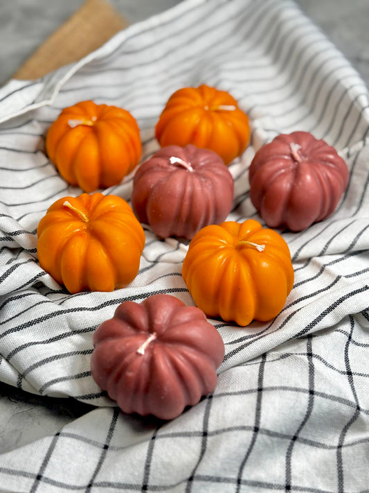 Pumpkin Decorative Candle – Set of 7