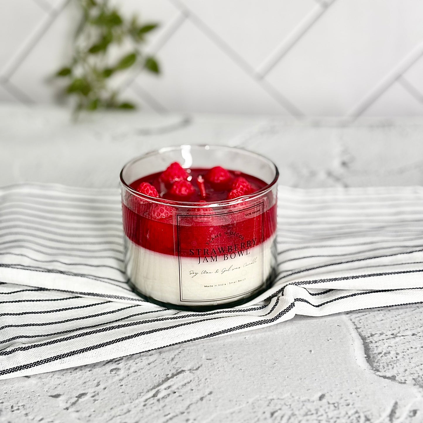 Strawberry Jam infused with Strawberry Candle | Dessert