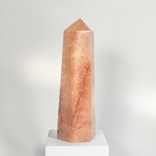 Red Aventurine Six-Facet Tower – 1152g - Boost Vitality • Spark Motivation • Manifest with Confidence