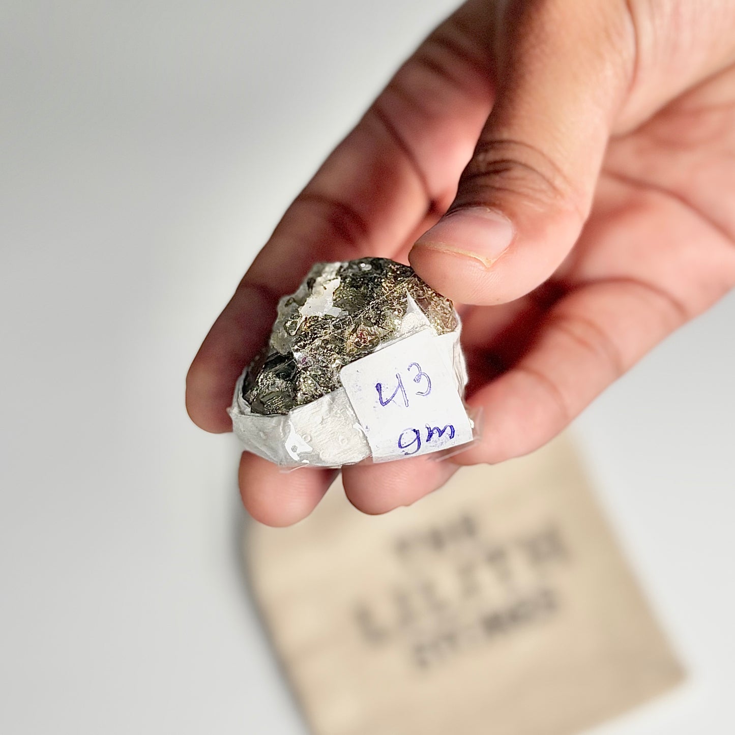Peruvian Pyrite Cluster – 43g - Golden Brilliance & Striking Presence