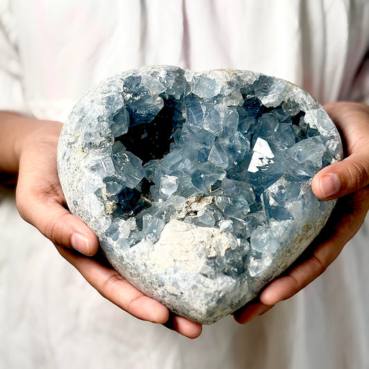 Celestite Cluster 3.1 Kg – Peace, Angelic Connection & Divine Clarity
