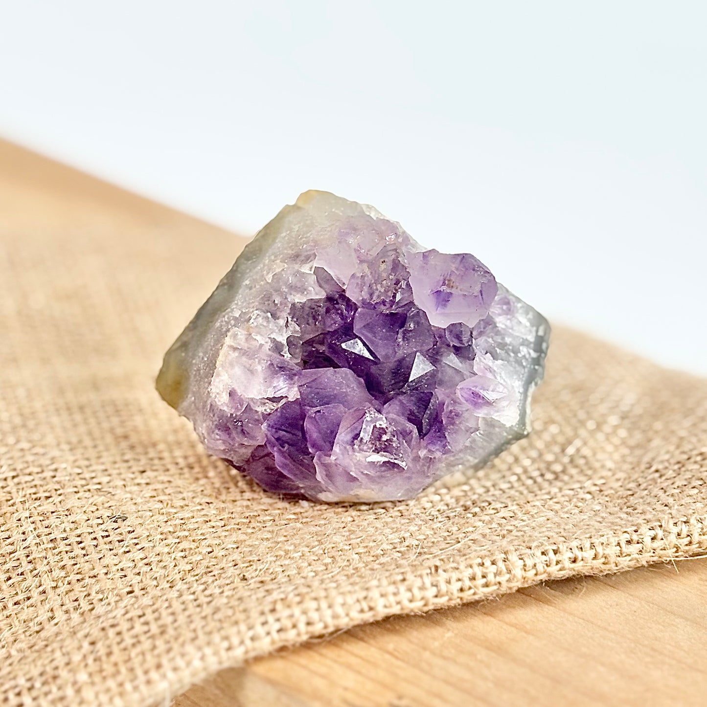 Amethyst Cluster - 99 Gm | Helps activating Third Eye & Psychic abilities
