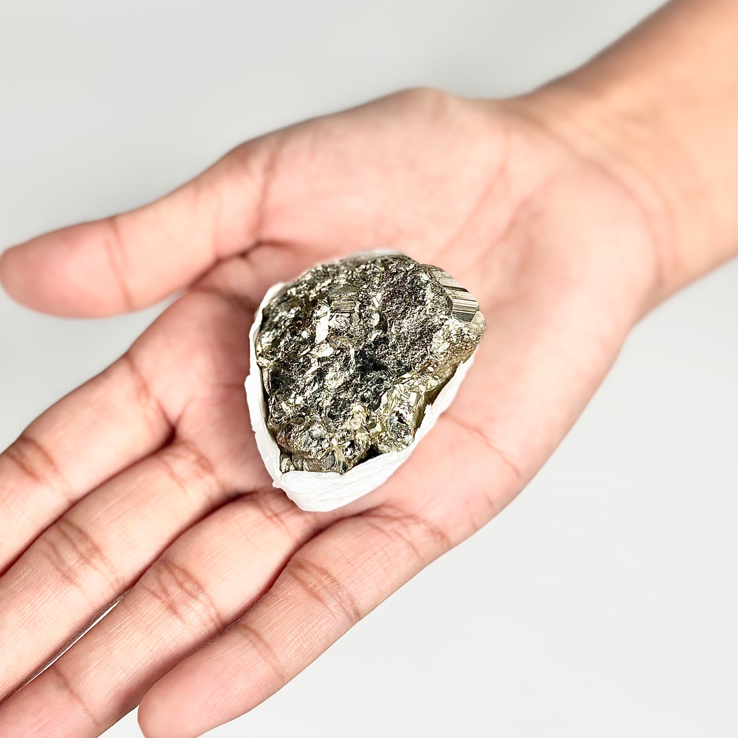 Peruvian Pyrite Cluster – 77g -Golden Brilliance & Striking Presence