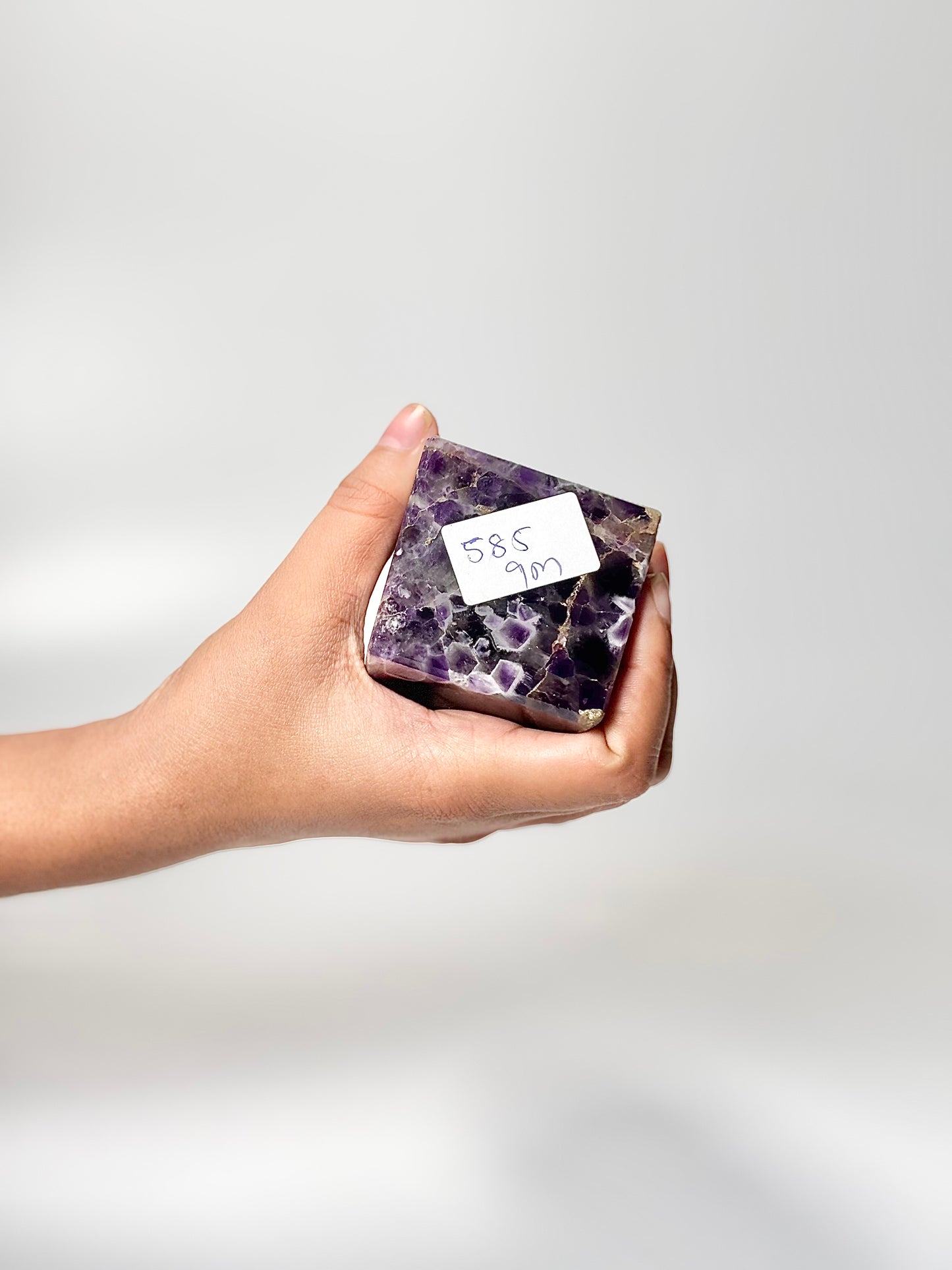 Four Facet Chevron Amethyst Tower – 585g - Focused Energy & Refined Intuition