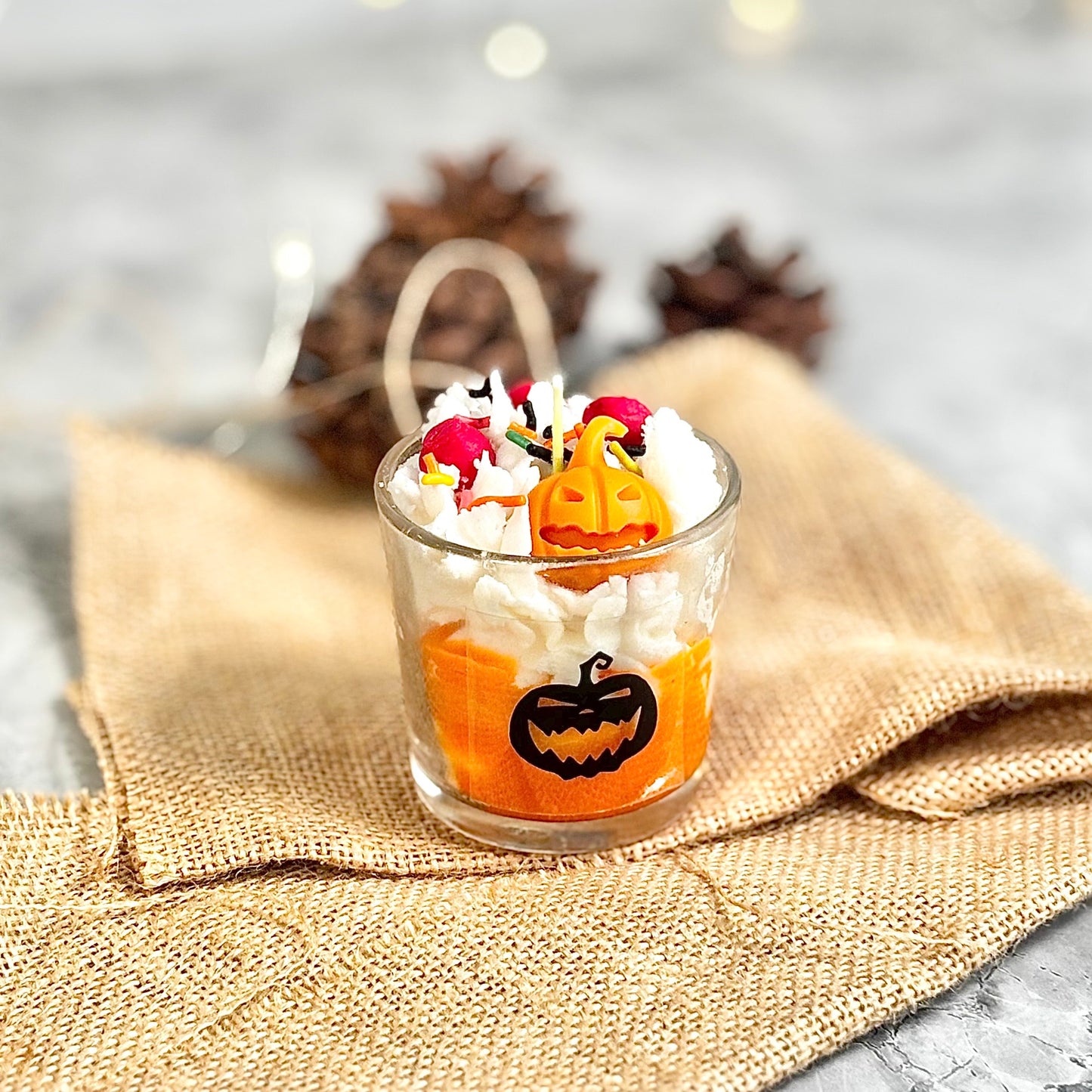 Pumpkin Patch Shot Glass Soy Scented Candle – Pumpkin Spice (65 g)
